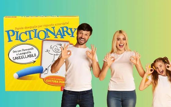Pictionary: indovina il disegno con carte per adulti e bambini (-32%)