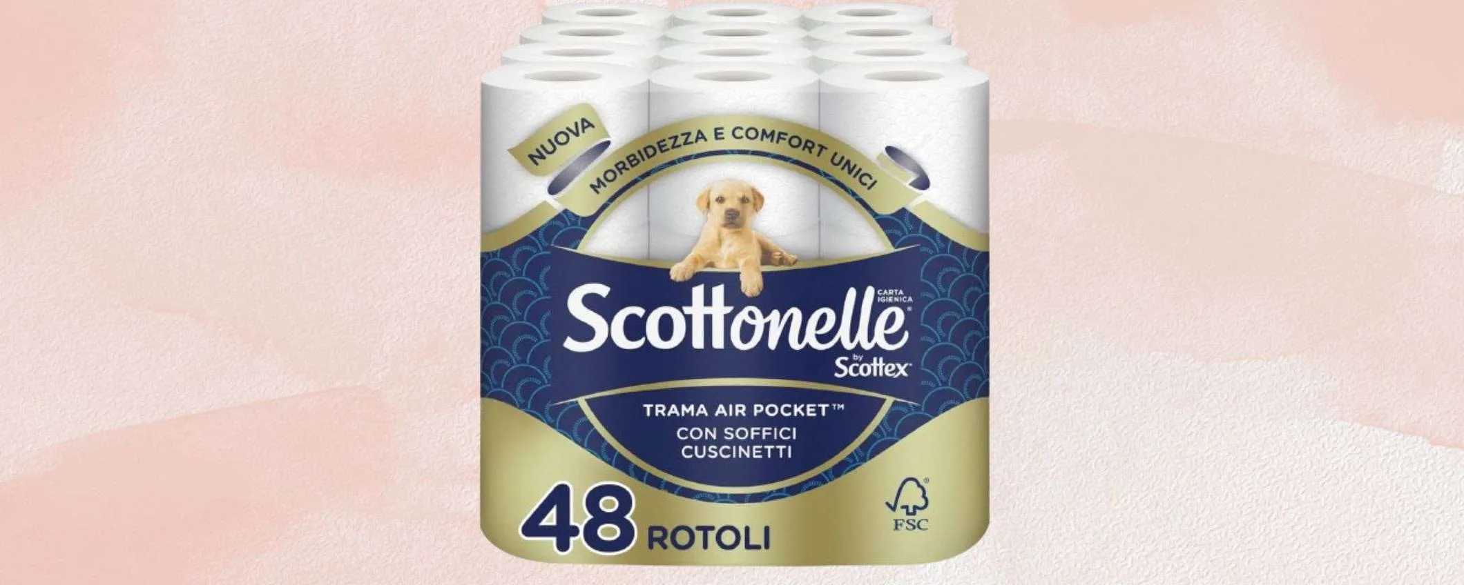 Scottonelle soffice e trapuntata: MAXI SCORTA 48 rotoli a prezzo SHOCK (22€)