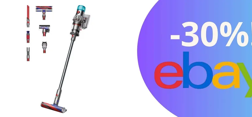 Dyson V12 Origin: l'aspirapolvere top ora in super sconto su eBay