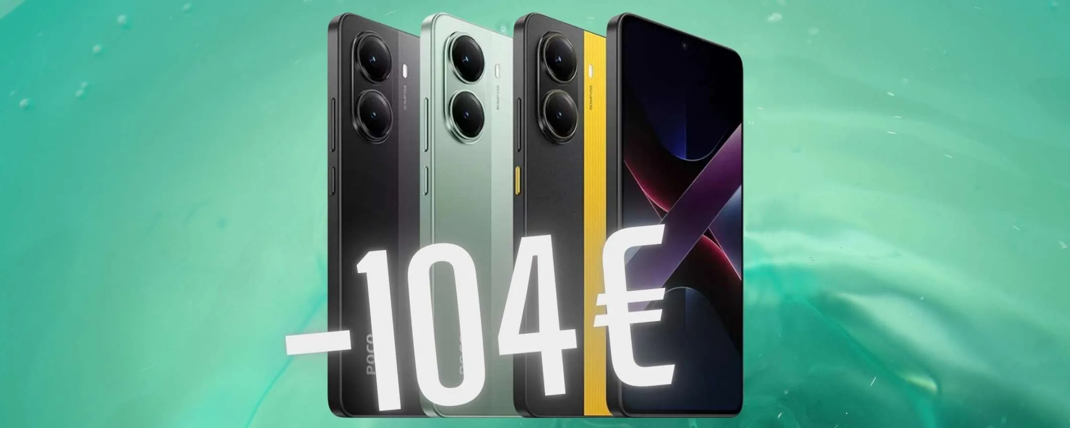 POCO X7 Pro 5G (8/256GB) con batteria da 6000mAh e IP68 ora a 104€ in MENO