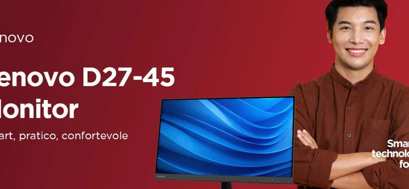 Monitor Lenovo D27-45 sotto i 100€ su Amazon: che affarone!