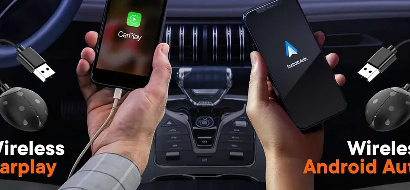 Adattatore Wireless 2 in 1 per CarPlay e Android Auto: trasforma la tua auto con la tecnologia wireless