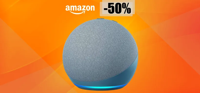 Echo Dot 4 per pochi giorni a METÀ PREZZO su Amazon: bastano 29€