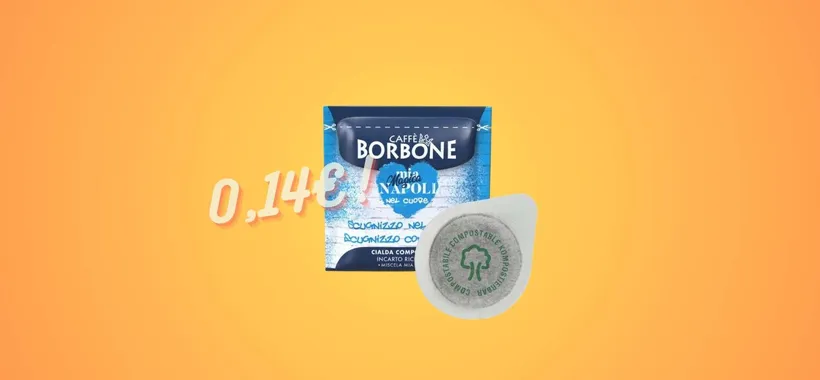 REGALO Cialde Caffè Borbone Mia Magica Napoli a 0,14€ l'una