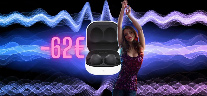 Goditi un'esperienza audio top con Samsung Galaxy Buds2: 62€ di sconto