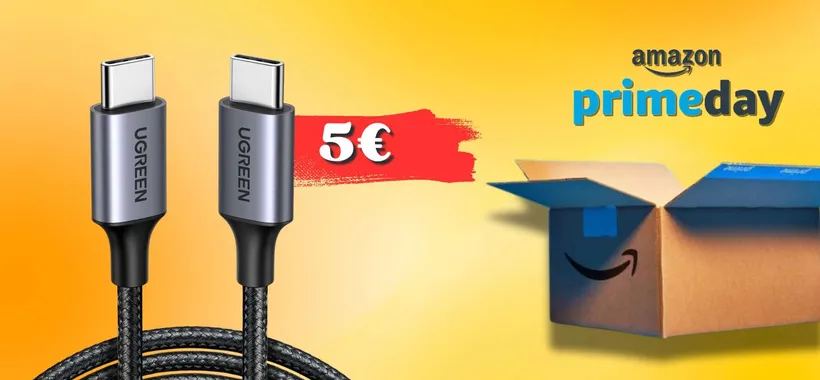 Cavo USB C USB C a 5€ per caricare iPhone e MacBook a 60W