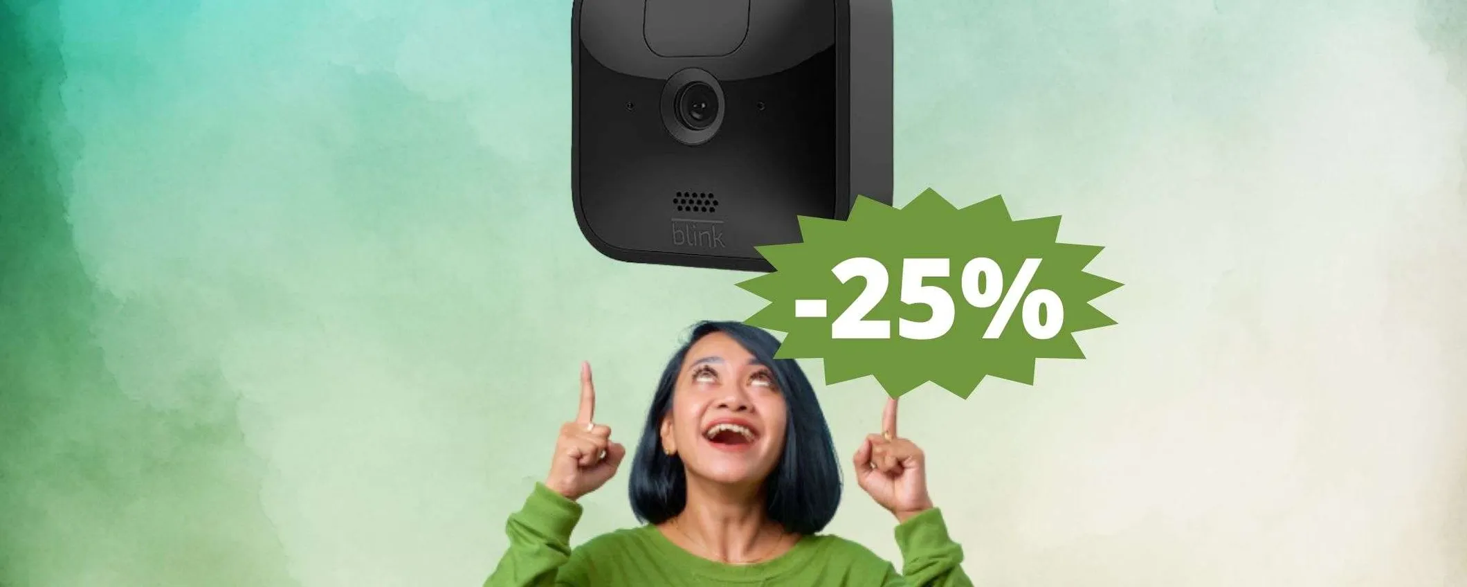 Blink Outdoor: la videosorveglianza affidabile per esterni (-40%)