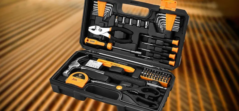 Cassetta degli attrezzi da 62 pezzi a prezzo BOMBA su Amazon (21€)