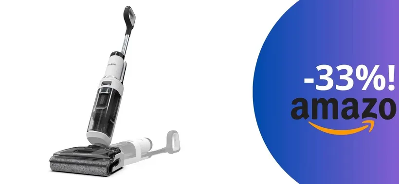 Pulizia profonda e senza sforzo: aspirapolvere 2-in-1 con autopulizia e asciugatura rapida!