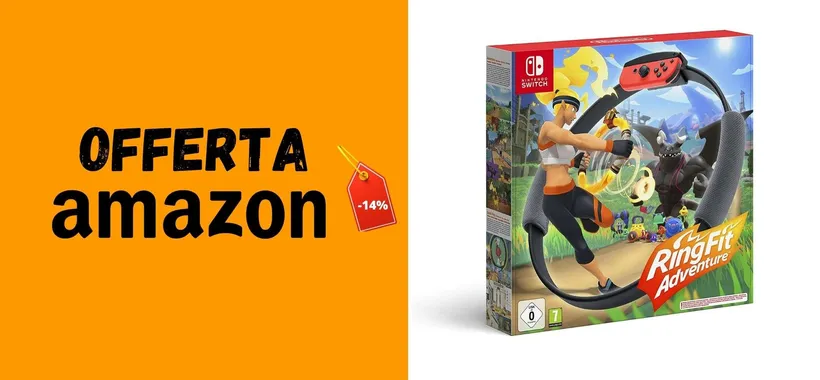 Allenati con Ring Fit Adventure, di nuovo in OFFERTA su Amazon (-14%)