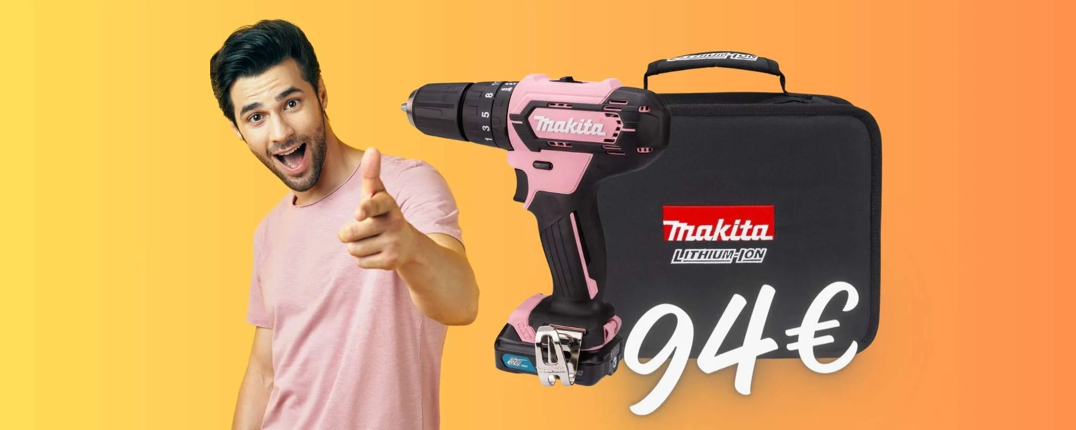 FOLLIA eBay: trapano avvitatore a percussione Makita tuo con 94€