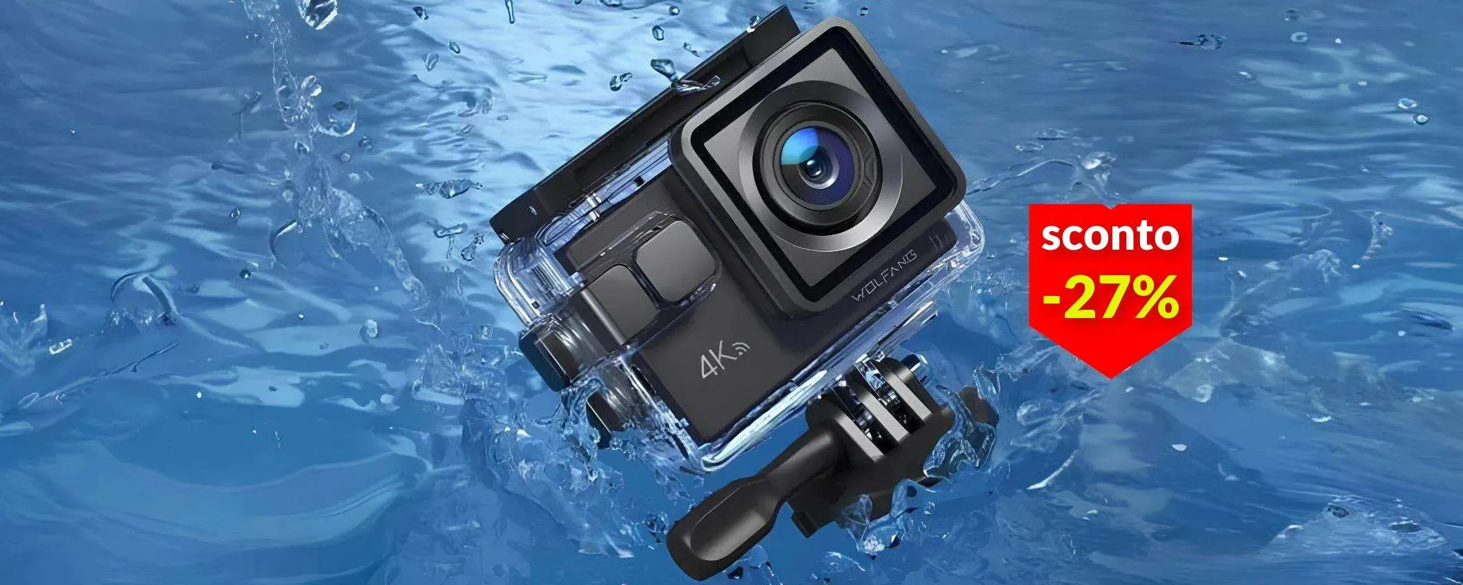 Questa è la migliore action cam da comprare su Amazon a meno di 50€