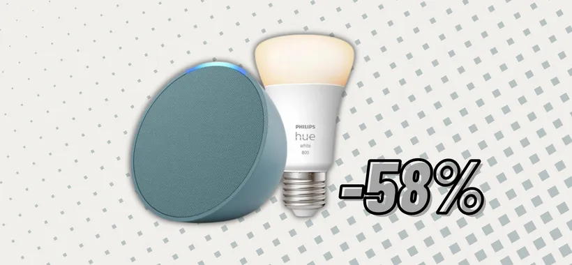Echo Pop e la lampadina Philips Hue insieme a soli 29,90 euro