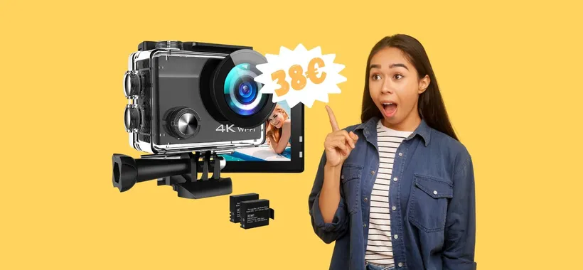 Action Cam con risoluzione 4K a SOLI 38€ su Amazon