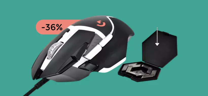 Mouse Logitech con sensore SUPER preciso e peso REGOLABILE (-36%)