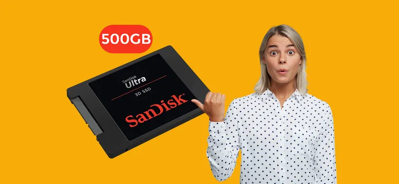 SSD SanDisk 500GB, il prezzo PRECIPITA su Amazon: tuo a 54€