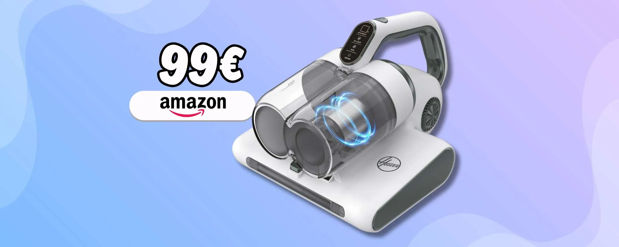 Hoover HMC5 pulisce materassi e divani sanificando ogni superficie (99€)