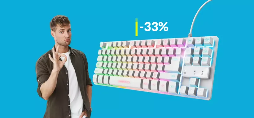 Per quest'OTTIMA tastiera gaming retroilluminata spendi solo 19€