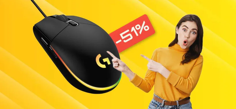 Mouse gaming INFALLIBILE: mega sconto del 51% al Black Friday (19€)