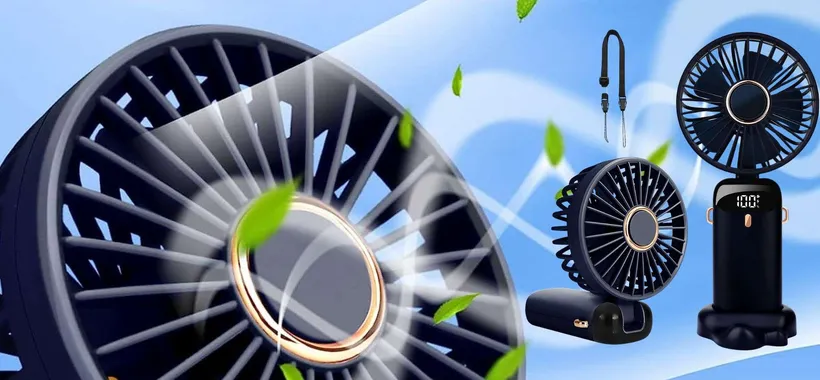 Ventilatore ricaricabile di design a prezzo SHOCK su Amazon (10€)