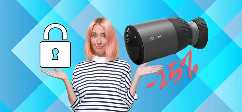 Telecamera per videosorveglianza WiFi con batteria da 210gg (-25%)