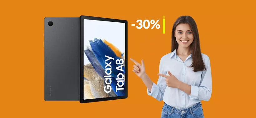 Samsung Galaxy Tab A8: affare di fine anno con questo SCONTO