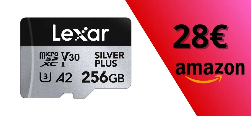 Micro SD Lexar da 256GB, occasione imbattibile: è tua a soli 28,49€ (Amazon)