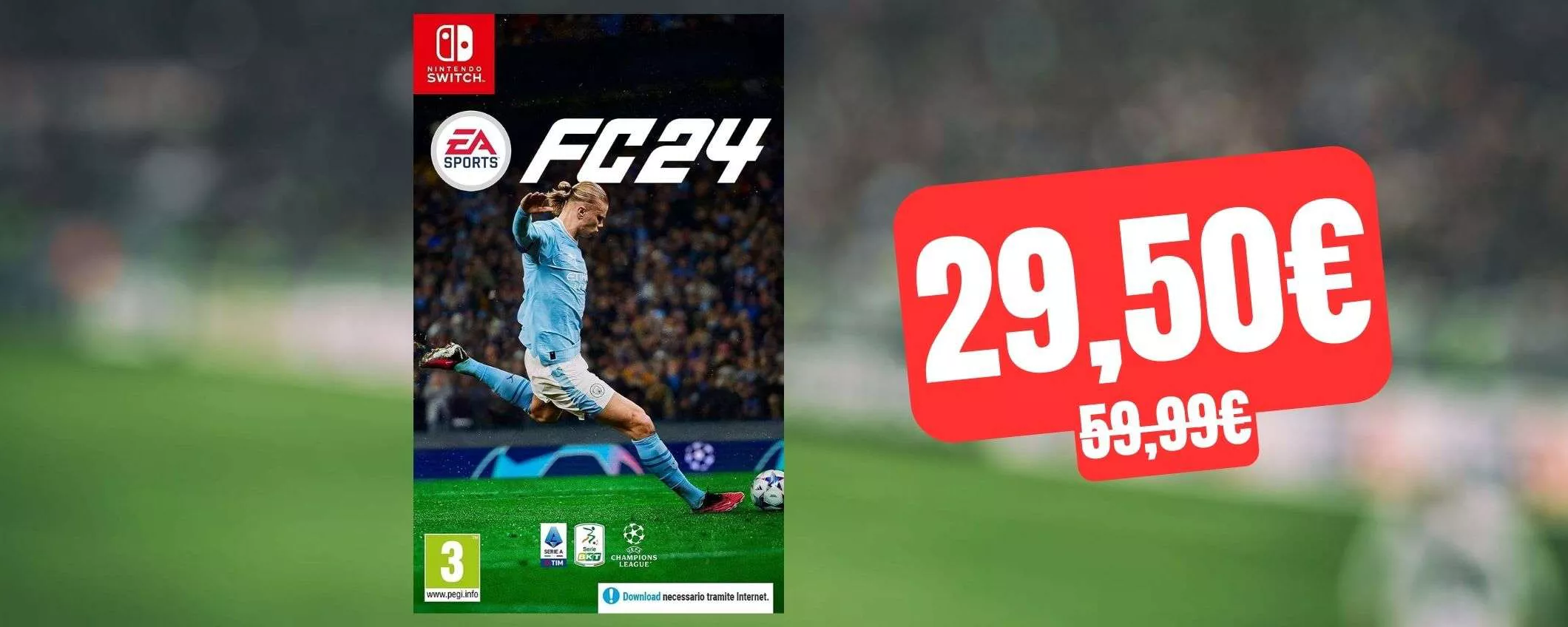 EA Sports FC 24 per Nintendo Switch: sconto STREPITOSO su  (-51%)