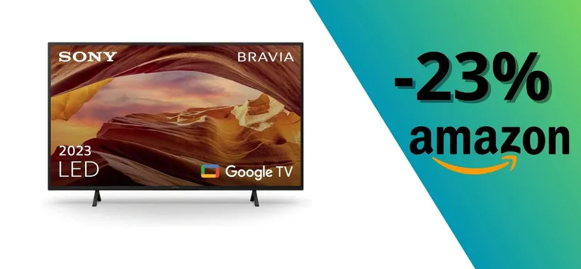 TV LED Sony BRAVIA 4K Ultra HD con un IMPERDIBILE sconto del 23% (Amazon)