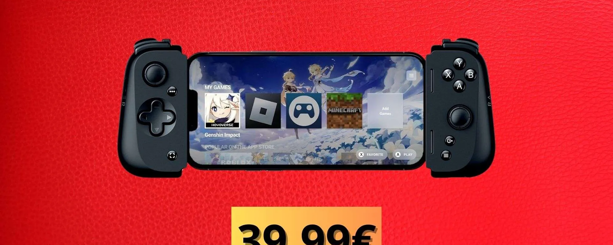 Razer Kishi V2 per iPhone in offerta: da 119€ a soli 39€, ultima possibilità