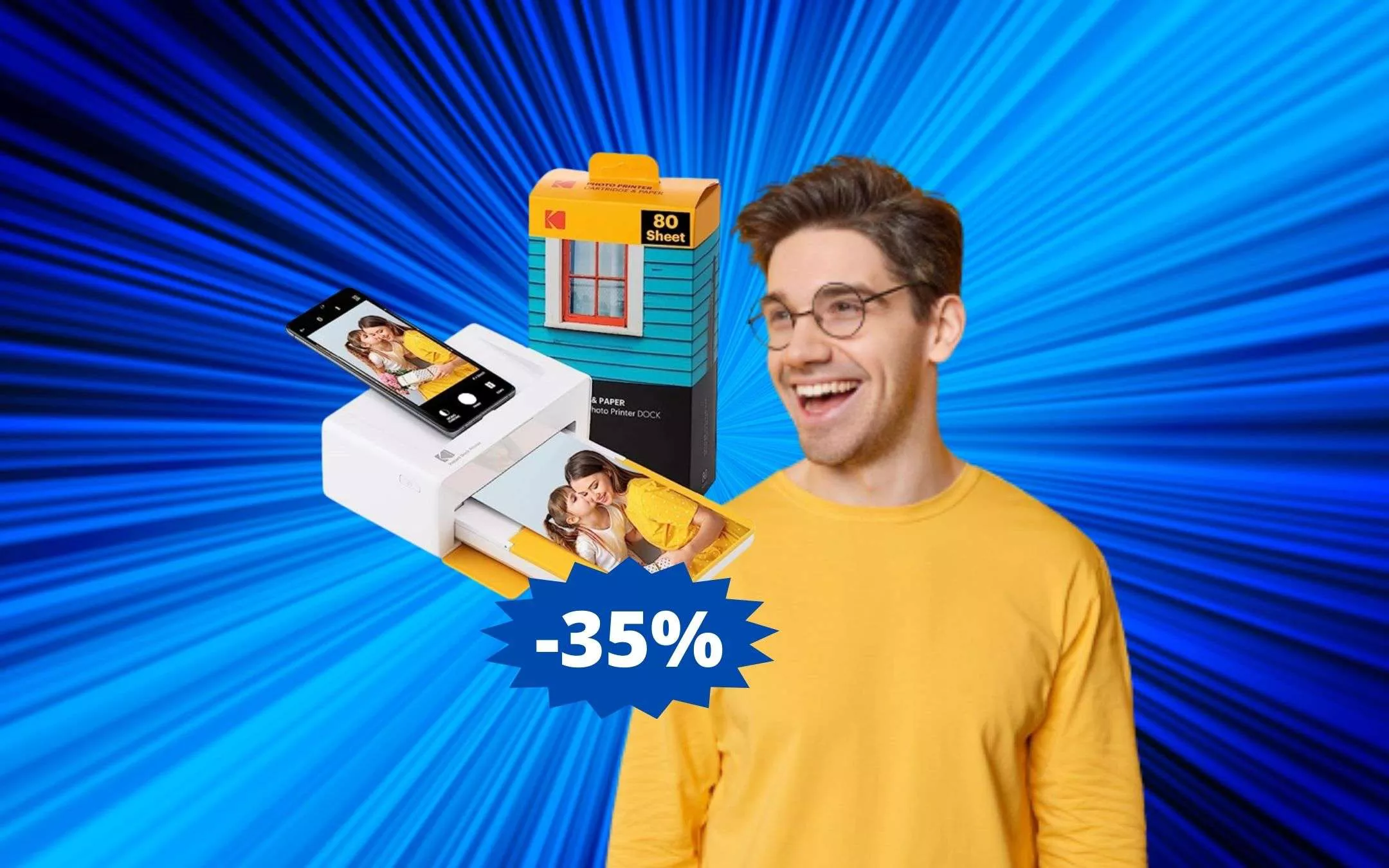 Kodak Dock Plus: la stampante fotografica portatile che ti manca (-35%)