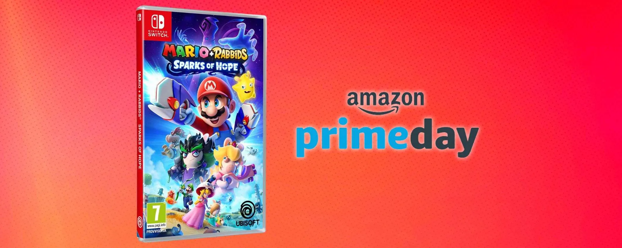 Mario+Rabbids Sparks of Hope per Switch a prezzo DISTRUTTO per i Prime Day (14,99€)