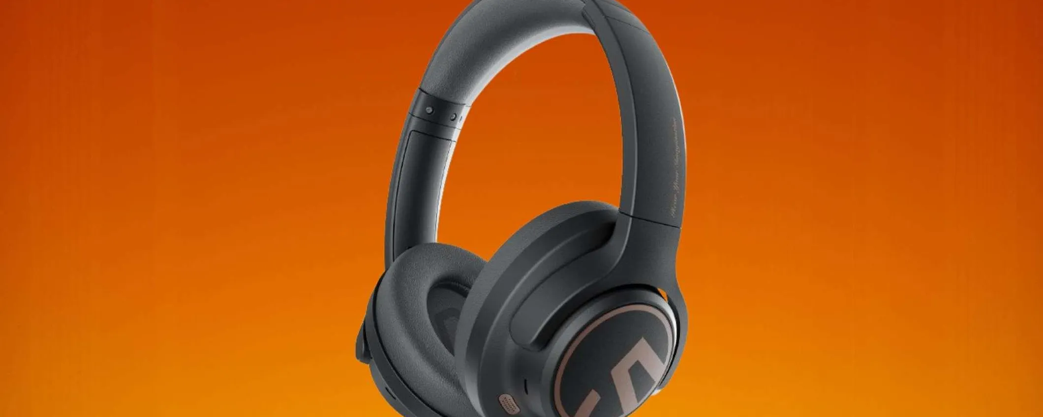 SoundsPeats Space, super cuffie in offerta: 123 ore di autonomia e bassi potenti