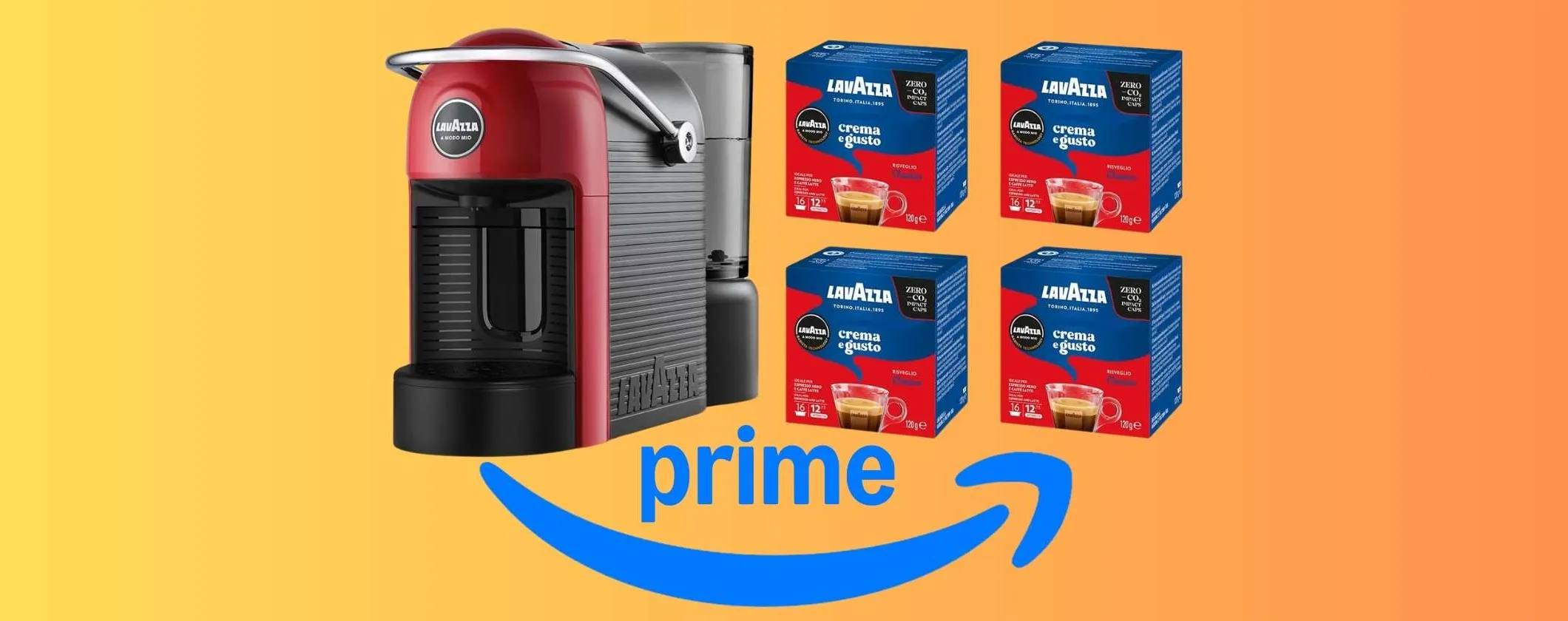 Lavazza A Modo Mio Jolie Evo con 64 capsule incluse a meno di 80€ è imperdibile