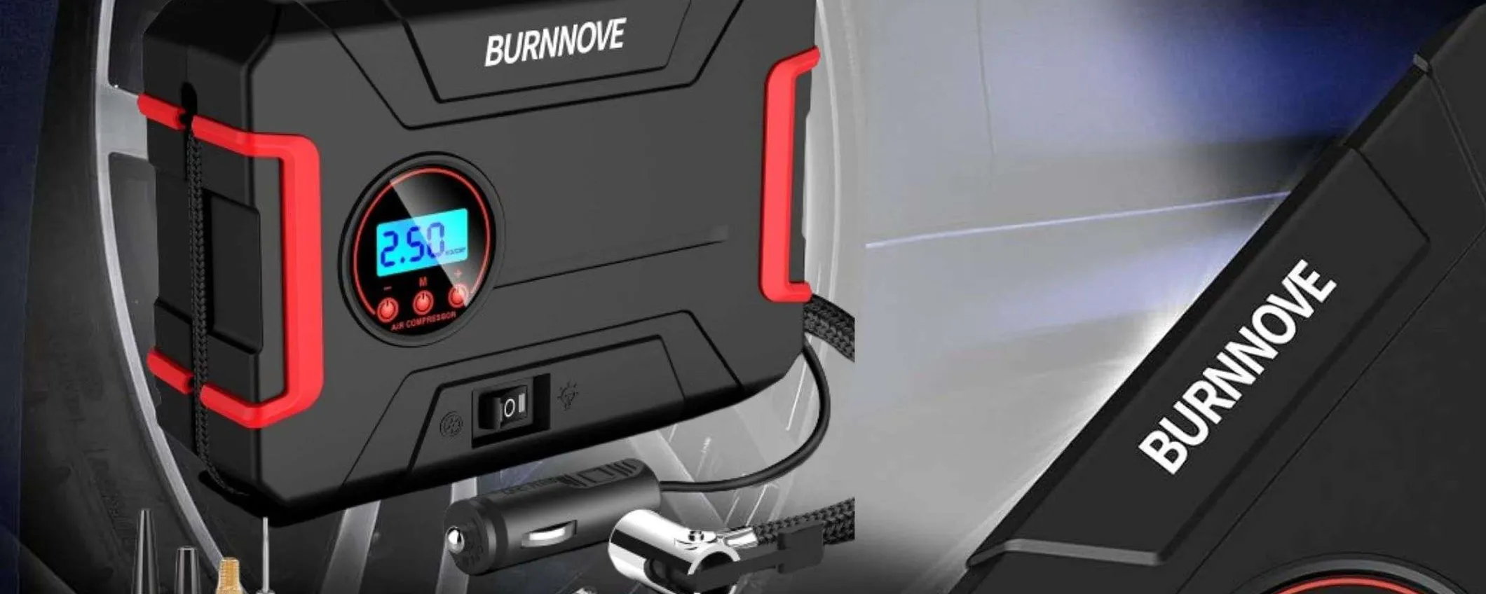 Compressore 120PSI a 17,99€: pneumatici dell'auto sempre PERFETTI (Amazon)