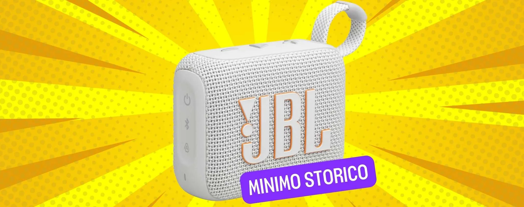 JBL GO 4 è lo speaker Bluetooth da acquistare oggi, con sconto del 36% su Amazon