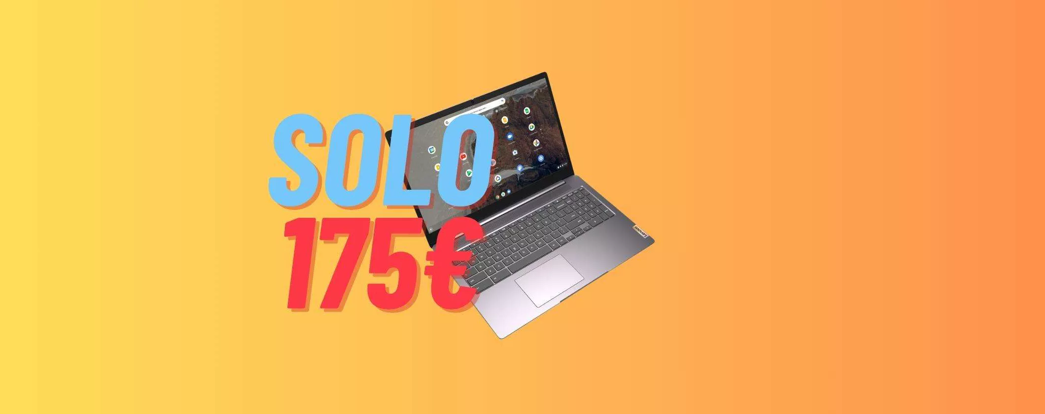 Lenovo IdeaPad 3 Chromebook a 175€: scopri come averlo
