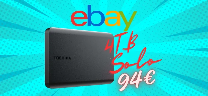 Toshiba Canvio Basics: l'Hard Disk da 4TB a PREZZO SCONVOLGENTE (94€)