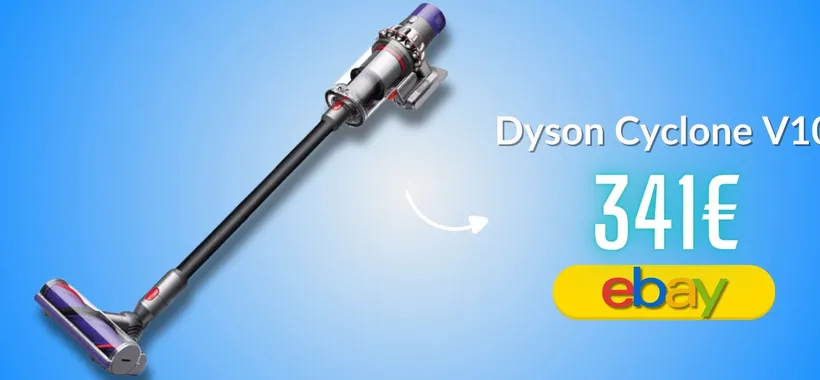 Dyson Cyclone V10 Total Clean: il prezzo Black Friday spazza via tutto