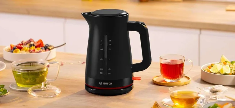 Tè e tisane in un attimo: il bollitore elettrico Bosch è in super sconto Amazon (22€)