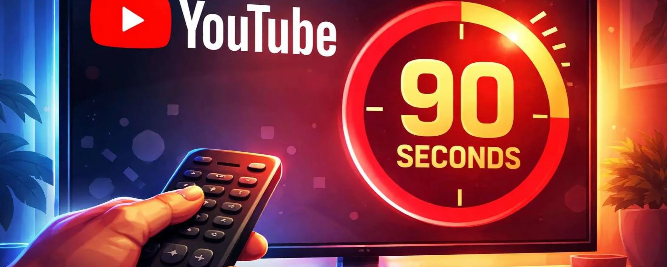 YouTube cambia le regole? Spuntano spot non skippabili da 90 secondi su TV