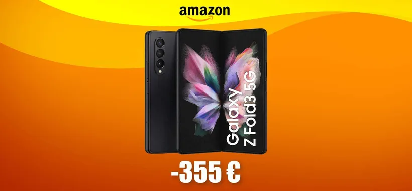 Samsung Galaxy Z Fold3 5G: sconto FOLLE solo su Amazon (-355€)