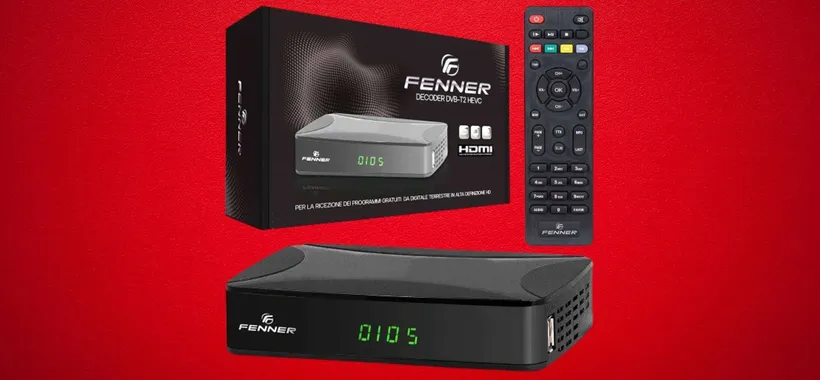 Questo decoder DVB-T2 dà una seconda vita alla tua TV e costa meno di 19€