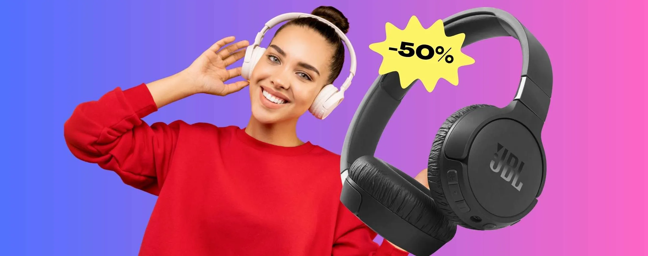 JBL Tune 660 BTNC a metà prezzo su Amazon: offerta imperdibile e suono pazzesco