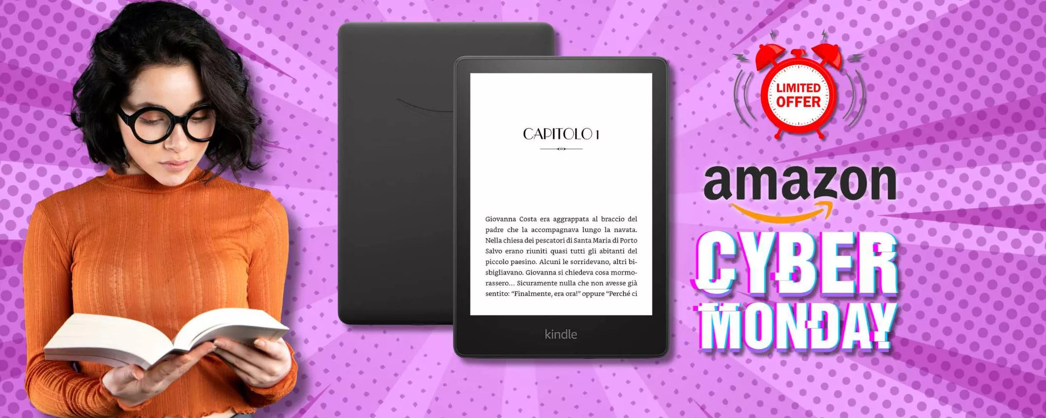 Kindle Paperwhite: porta con te una GIGA libreria con 30€ di sconto