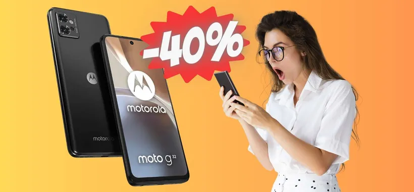 Motorola moto g32 da 256GB Dual Sim al 40% è tuo a SOLI 139€