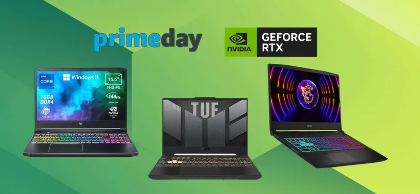 Festa delle offerte Prime: i migliori laptop con GeForce RTX