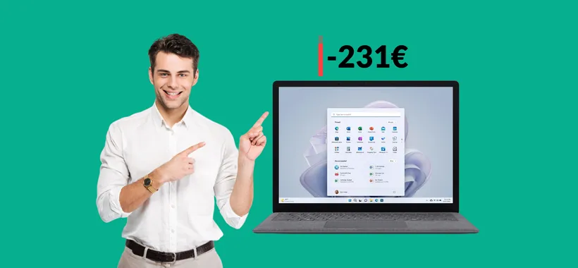 Microsoft Surface Laptop 5: lo SCONTO da non perdere (-231€)