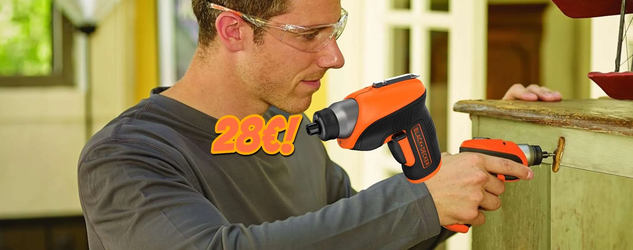 Avvitatore Batteria Black+Decker con testa ad angolo a soli 28€: sorpresa Amazon!