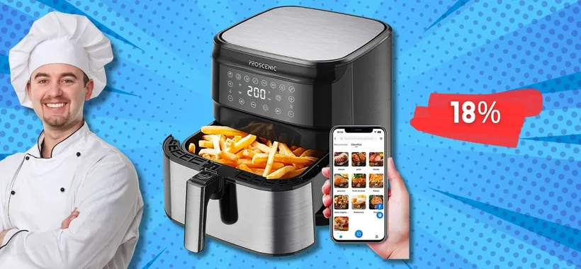 Friggitrice aria per cucina STELLATA: 5,5L e qualità assicurata (-18%)